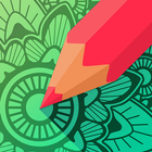 Coloring in book for Adults ikon