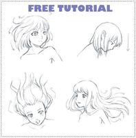 Learn How to Draw Manga Tutorial पोस्टर