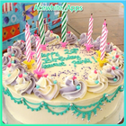 Gâteau d'anniversaire icône
