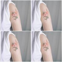 Girly Flower Tattoo Idea and Tips постер