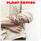 Girly Plant Tattoo Idea for Women icône