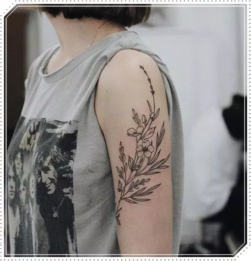 Girly Plant Tattoo Idea for Woman APK for Android Download