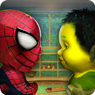 Flying Spider Boy vs. Mr. incredible Super Villain icône