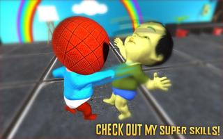 Flying Spider Boy vs. Mr. incredible Super Villain Affiche