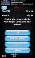 Ackmi Trivia Hunger Games ảnh chụp màn hình 1