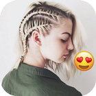 cute hairstyles step by step आइकन