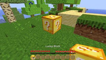 Lucky Block Mod for Minecraft постер