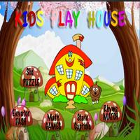 Kids Play House Plakat