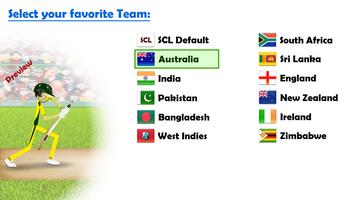 برنامه‌نما Stickman Cricket League (SCL) عکس از صفحه