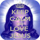 Keep Calm and Love Jeus icône
