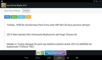 KPSS Güncel Bilgiler 2014 screenshot 3