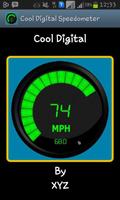 Cool Digital Speedometer الملصق