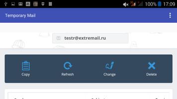 Disposable Mail (Temporary) captura de pantalla 1