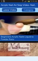 Acrylic Nail Art Step Video- Nails Design Tutorial imagem de tela 1