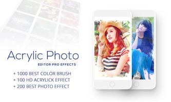 Acrylic Photo Editor Pro Effects Affiche