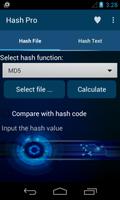 پوستر Hash File Hash Text - Hash Pro