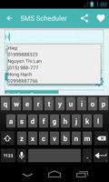 SMS Scheduler Free स्क्रीनशॉट 1