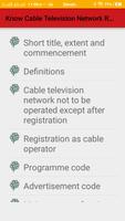 Know Cable Television Network Regulation Act 1995 capture d'écran 1