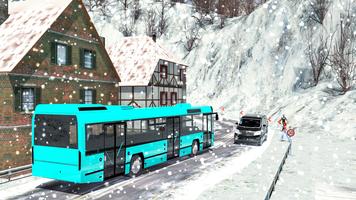 Coach Driver Snow Simulator ภาพหน้าจอ 1