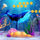 Simulador azul de la ballena-desafío del  2018 icono