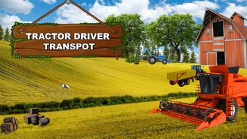 Real tracteur Farming Driving et transport SIM 17 Affiche