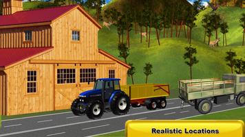 Real tracteur Farming Driving et transport SIM 17 capture d'écran 2