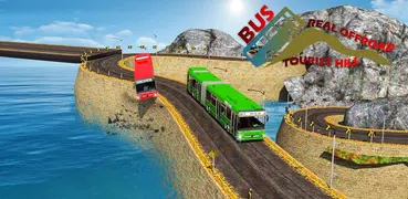 Real Offroad Tourist Hill: bus driver SIM 3D 2018