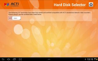 ACTi Hard Disk Selector poster