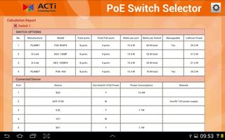 ACTi PoE Switch Selector screenshot 3