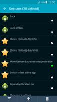 Back Button Gesture Launcher Plakat