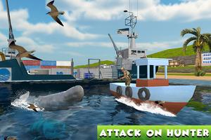 Hungry Blue Whale Attack Simulator Affiche