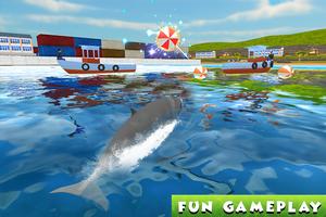 Hungry Blue Whale Attack Simulator capture d'écran 2