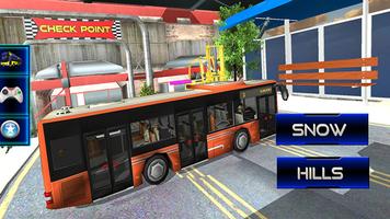 3D Real Bus Coach Driving ảnh chụp màn hình 1