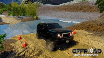 SUV Jeep Hill Drive الملصق