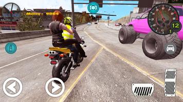 Motorbike Taxi Driver الملصق