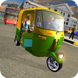 Auto Rickshaw Driving - City passenger transporter biểu tượng