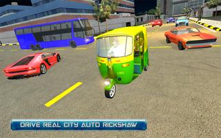 Auto Rickshaw Driving - City passenger transporter Ekran Görüntüsü 2