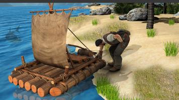 Raft Island Escape - Mission to Hero Überleben 201 Plakat