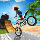 Bike Trail Stunt Tricks Moto yarış oyunları simgesi