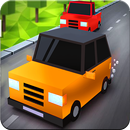 Blocky Autorennen: Stadt Craft Verkehr Rennen Fahr APK