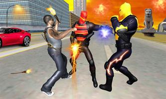 Pertempuran Kejahatan Kota Multi Panther Hero screenshot 3
