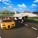 Jet Plane Vs Auto 3D: Euro Meile Rennspiele Gratis APK