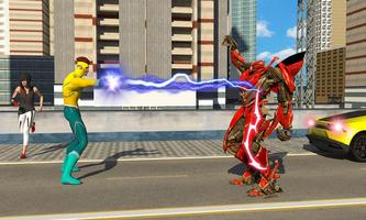 Lightning Flash Hero Speed Robot Transformation ảnh chụp màn hình 1