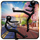 Clash Of Stickman: Schatten Ninja Invasion 3D-Spie APK