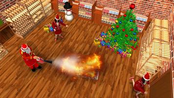 Santa Christmas Gift Escape Mission: Robbers Fight Affiche