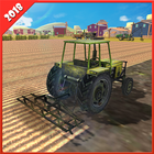 Echter Traktor-Landwirtschafts-Simulator 18 Ernte Zeichen