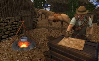 Western-Cowboy-Shooting - Wild West Sheriff 3D Plakat