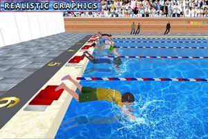 Campeonato de natação infantil para crianças imagem de tela 1