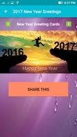 2017 New Year Greetings imagem de tela 3