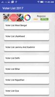 Voter List 2017 Online - India 스크린샷 1